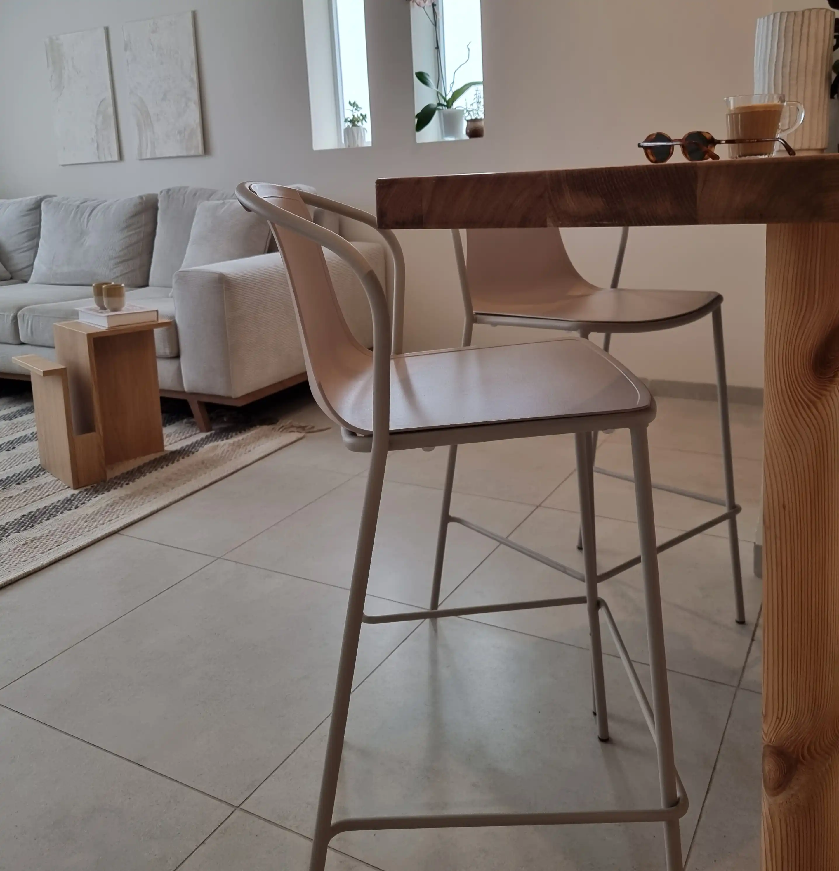 סלון נורדי בבית בקיבוץ